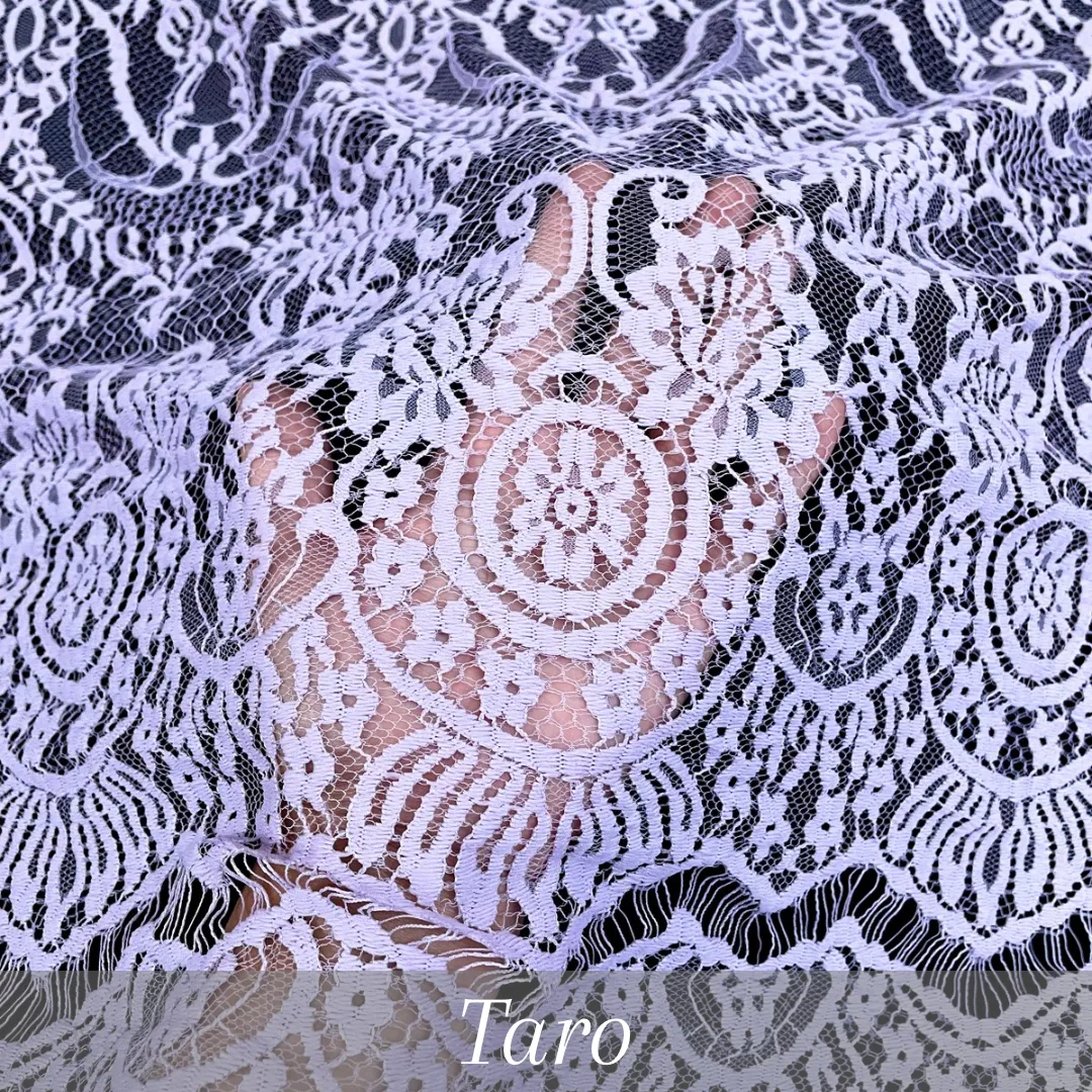 PANEL BRUKAT 2.7 M X 1.5 M KODE 4224 LIGHT GOLD — BRUKAT 3D FLAT LACE GRADE A thumbnail 7